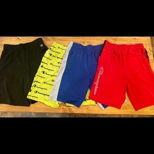 (4) Champion big boys shorts 14/16